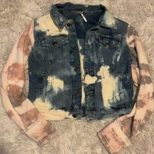 Free People Distressed Jean Jacket